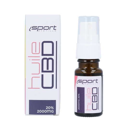 Nos produits a base de cbd: Huile sport au CBD 20%